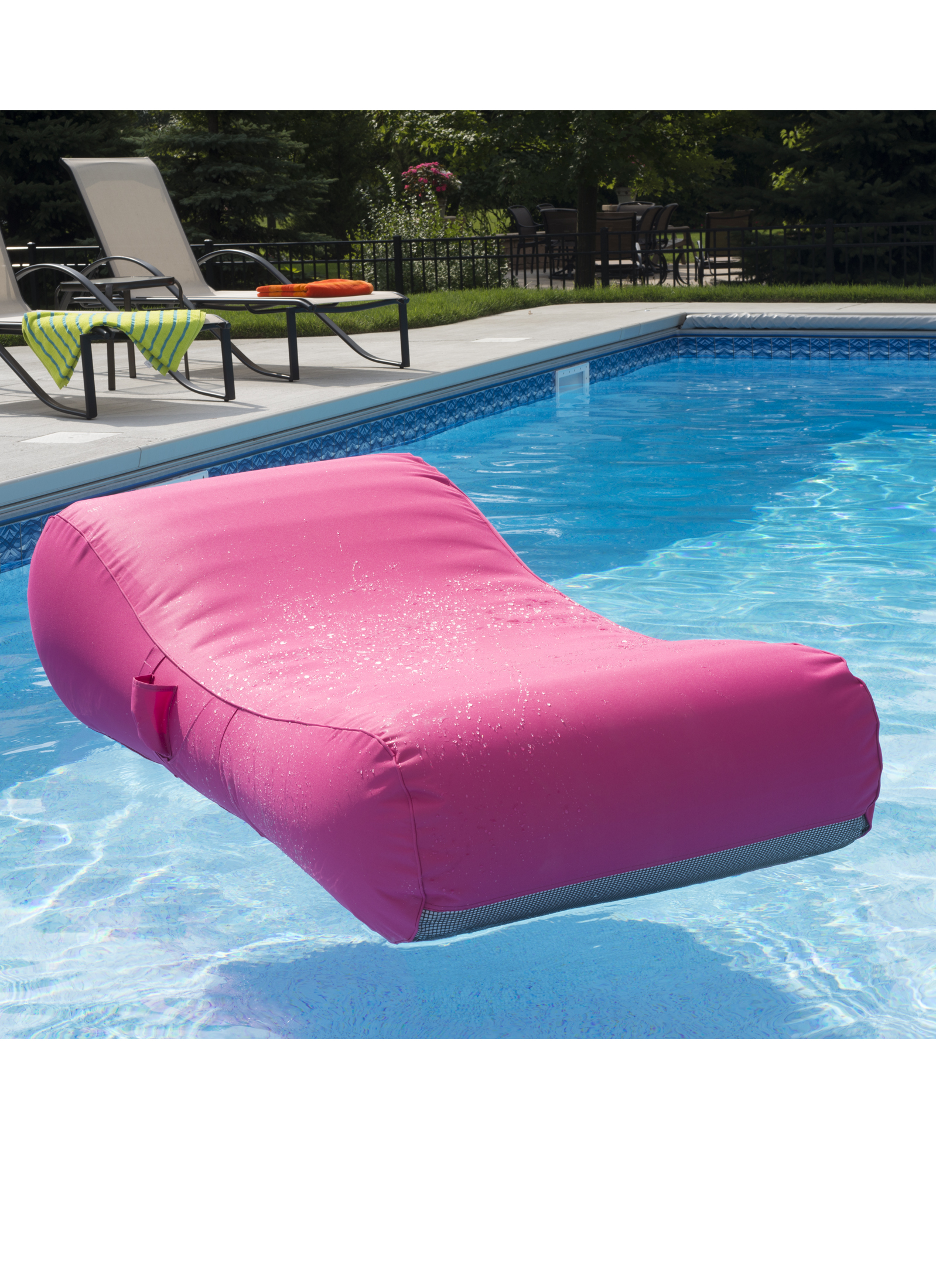 Capri Inflatable Lounger Fuchsia - VINYL REPAIR KITS